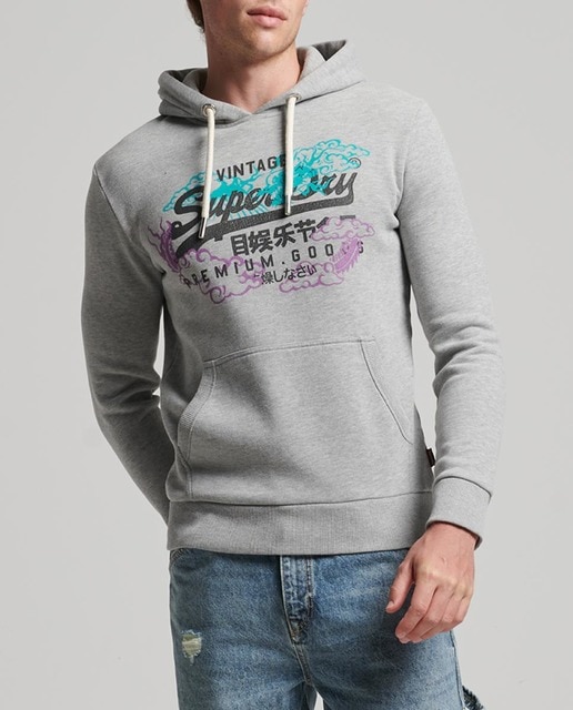 Imagen 0 de Sudadera de hombre con capucha y logotipo Vintage Logo Narrative