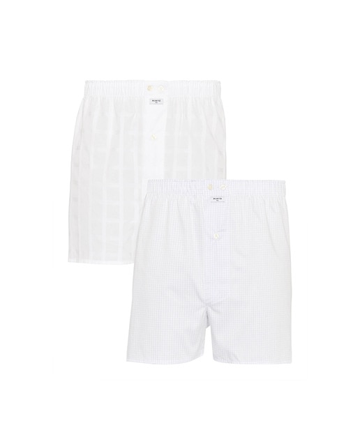 Imagen 0 de Pack de 2 boxers de tela de hombre multicolor