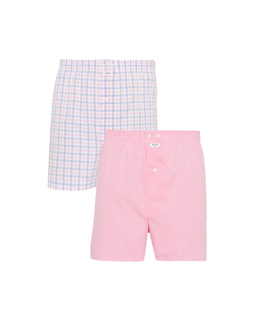 Imagen 0 de Pack de 2 boxers de tela de hombre multicolor