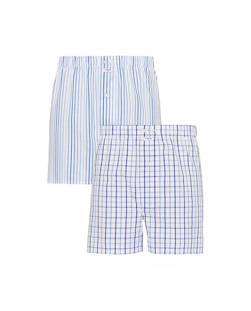 Imagen 0 de Pack de 2 boxers de tela de hombre multicolor