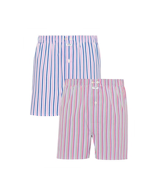 Imagen 0 de Pack de 2 boxers de tela de hombre multicolor