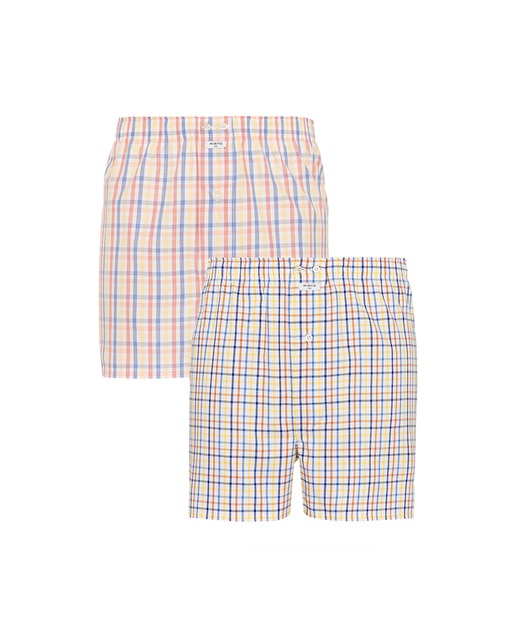 Imagen 0 de Pack de 2 boxers de tela de hombre multicolor