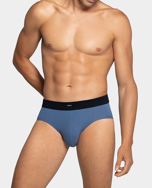 Imagen 0 de Pack de dos slips de hombre cerrados de algodón