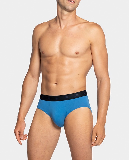 Imagen 0 de Pack de dos slips de hombre cerrados de algodón