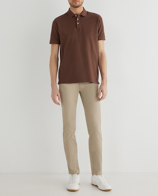 Imagen 0 de Pantalón de hombre cinco bolsillos custom azul tostado