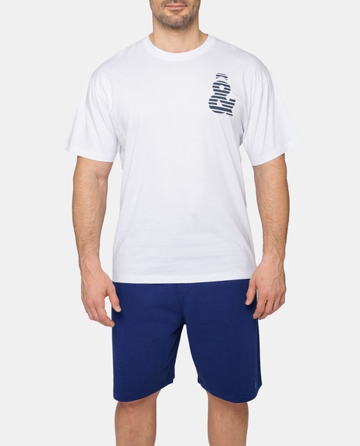 Imagen 0 de Camiseta oversize en color blanco