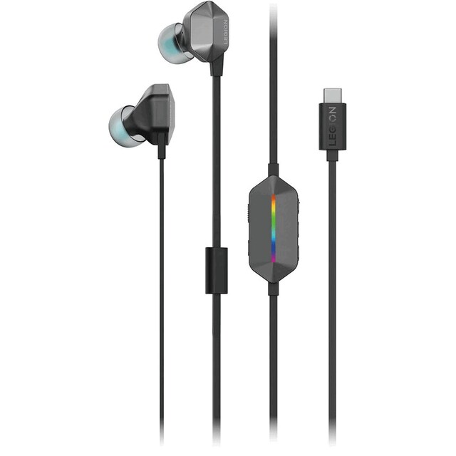 Imagem 0 de Auriculares Lenovo Legion E510 7.1 RGB Gaming In-Ear - Cinzento