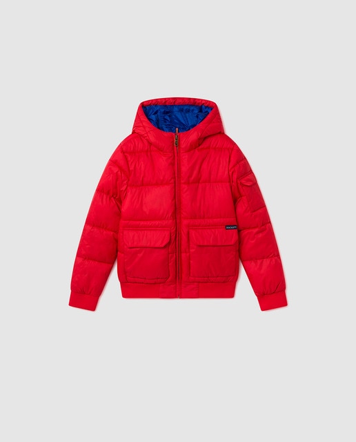 Imagen 0 de Parka de niño Hackett en rojo con capucha