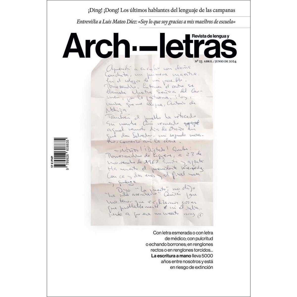 Revista archiletras 23.Revista de lengua 1