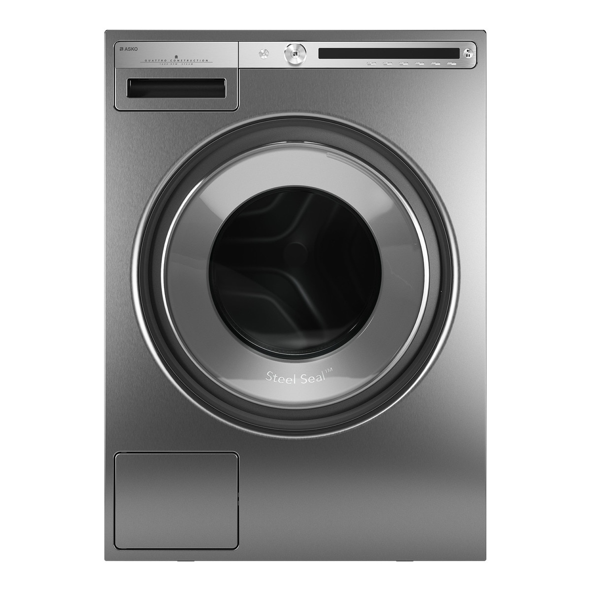 Lavadora Asko 8 kg/ 1.600 rpm - W4086C.S/3 Acero Inox-1