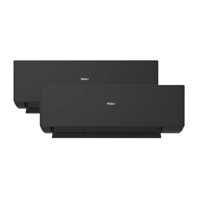 Imagen 0 de Aire acondicionado Multisplit 2x1 Haier Inverter con 3.010 frig/h + 3.010 frig/h - Expert Negro 35+35/50