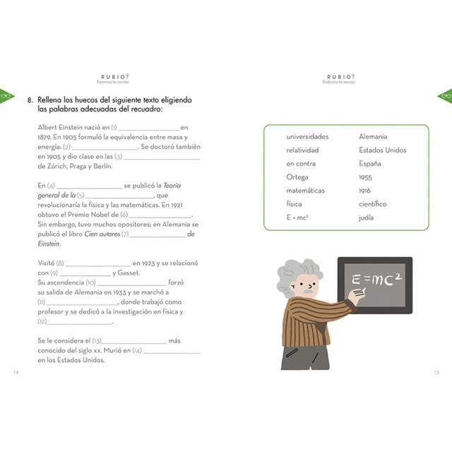 Ejercicios para potenciar la memoria y la concentración (edición exclusiva) (rubio. Entrena tu mente) 6
