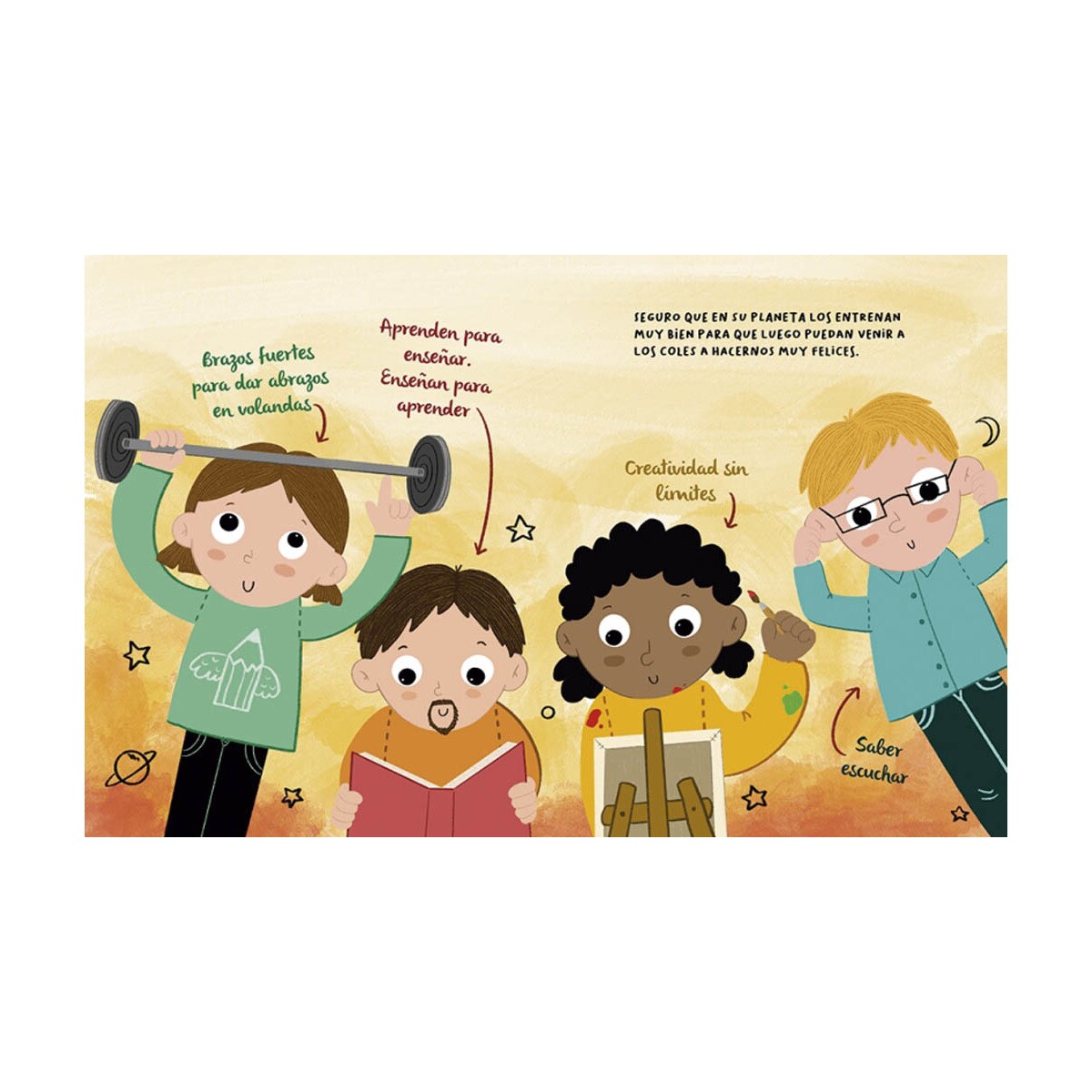 Profe, eres de otro planeta: Un homenaje a los profesores y profesoras de infantil (Capa dura) 6