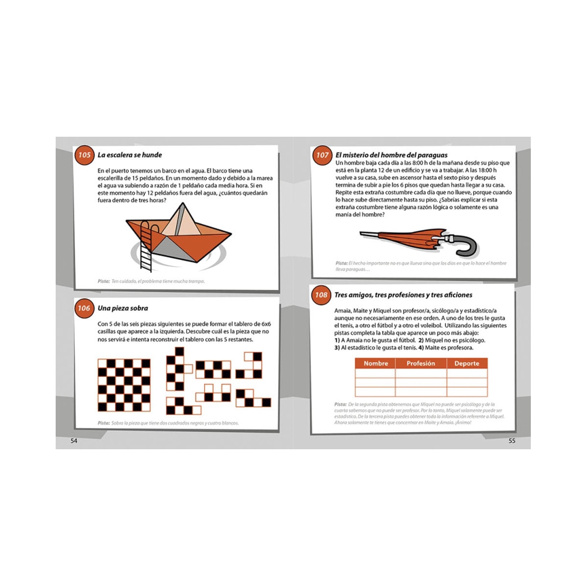 365 enigmas y juegos de lógica: Enigmas y acertijos para niños y