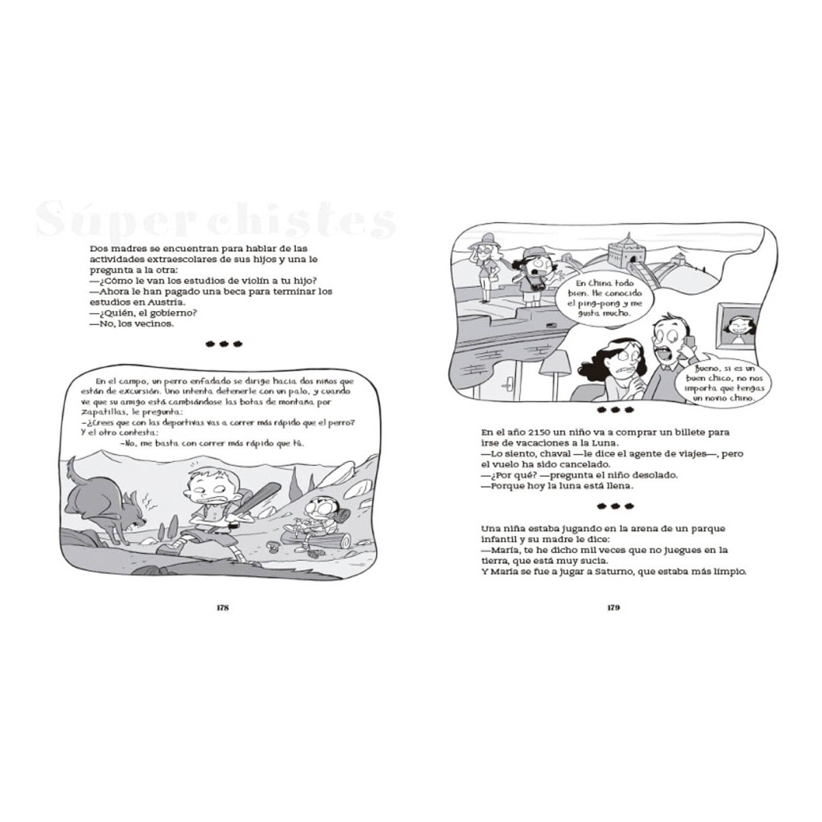 Súper Chistes 1 - Los chistes más tronchantes sobre el lugar más aburrido del mundo: ¡EL COLE!: Libro de chistes para niños y niñas  (Tapa blanda) 4