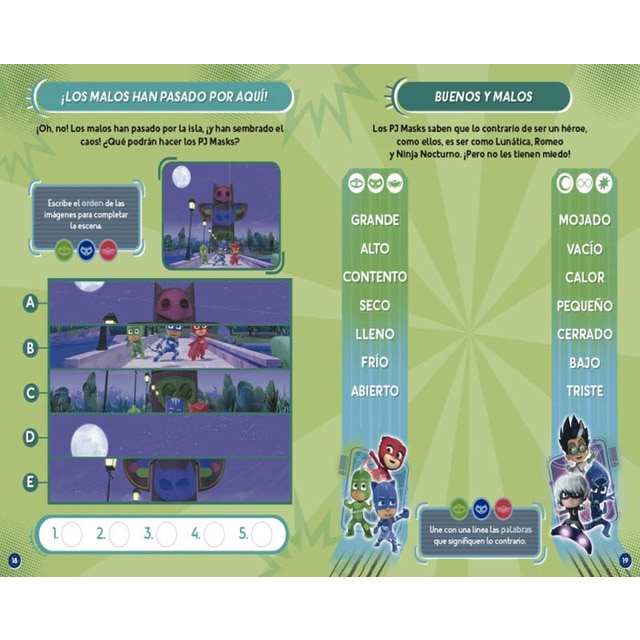 PJ Masks. Actividades - ¡Súper juegos para héroes PJ Masks!: Cuaderno de actividades (Capa mole) 3
