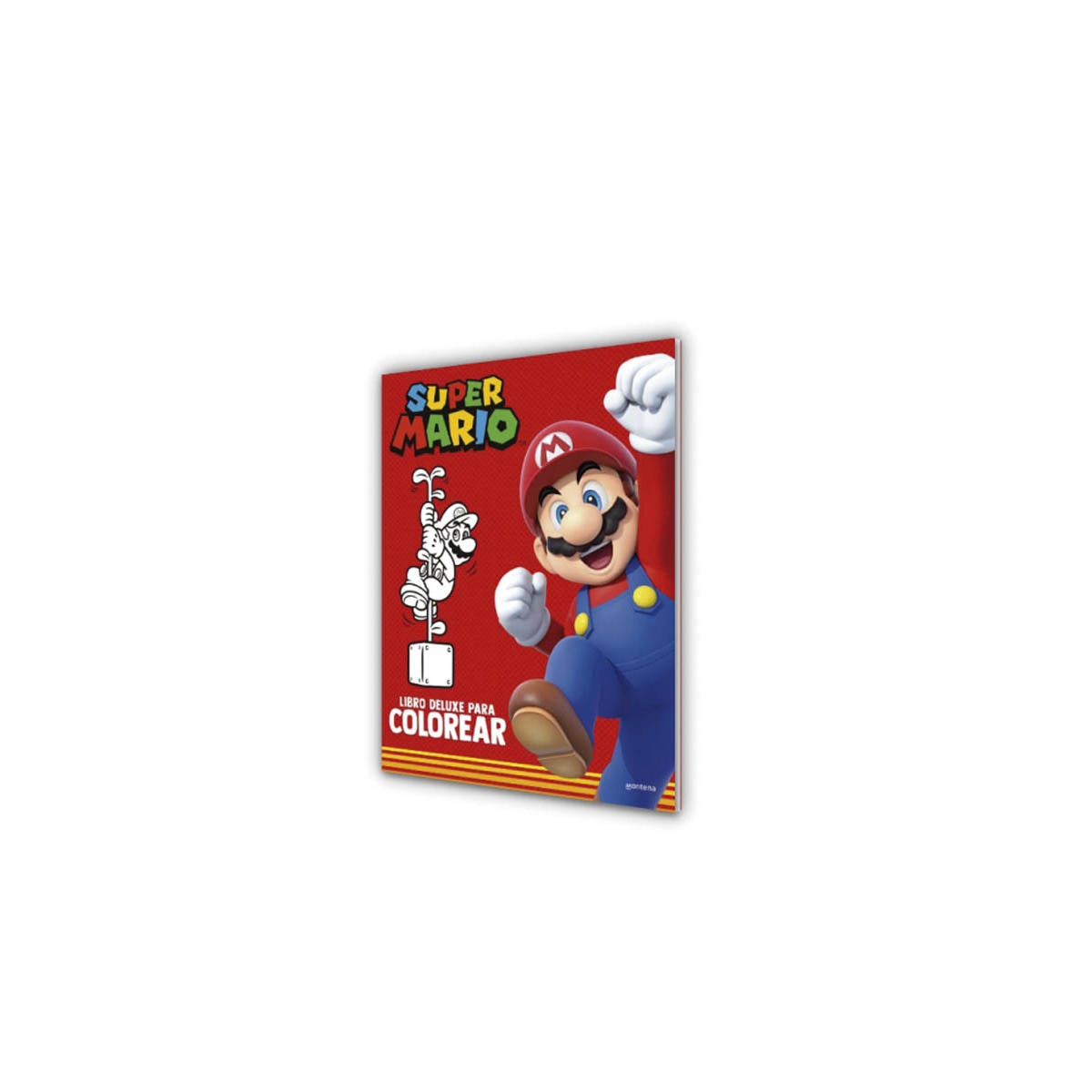 Super Mario - Libro deluxe para colorear: Libro de actividades de Mario Bros  (Tapa blanda) 3
