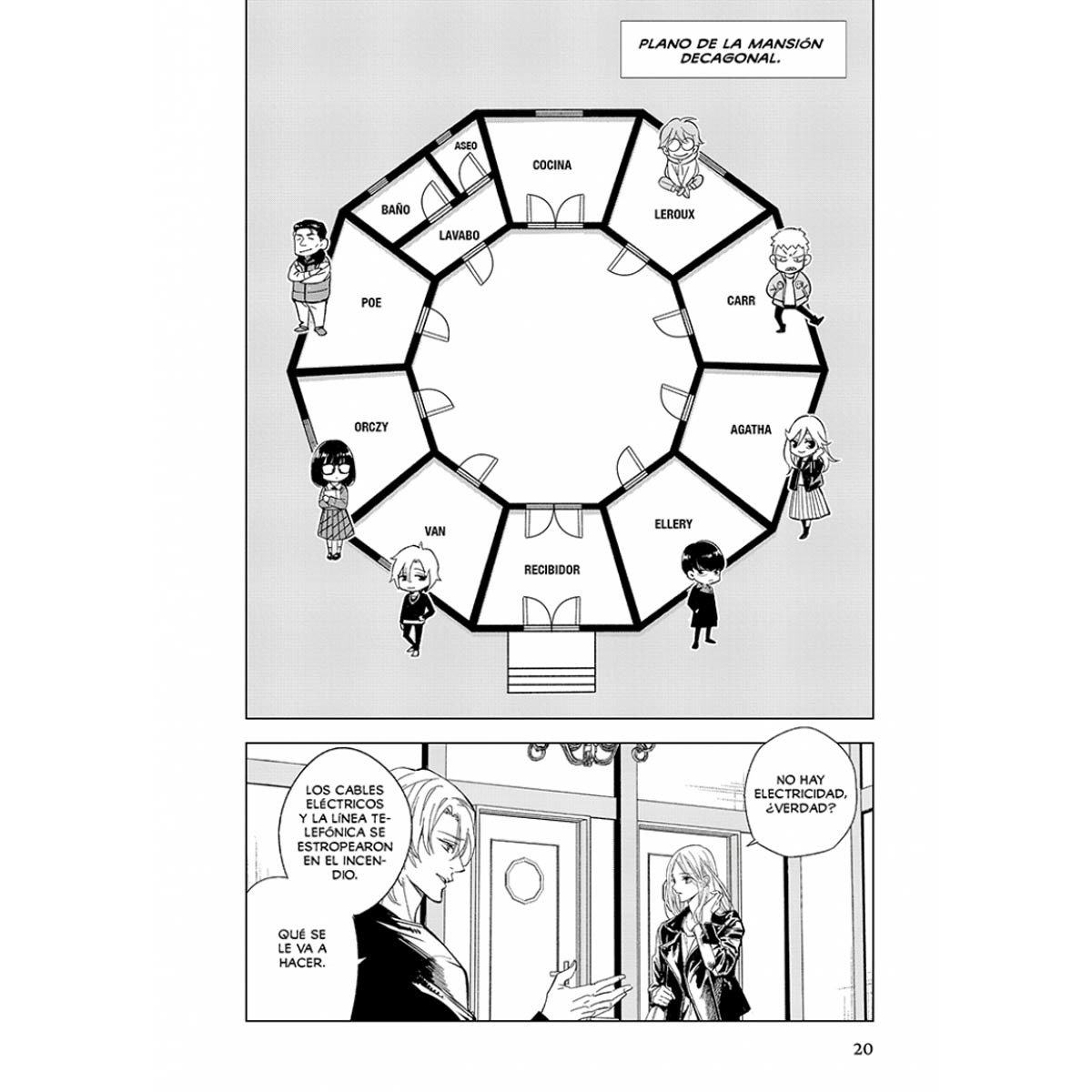 Los asesinatos de la mansión decagonal 1 (Seinen)  (Tapa blanda) 5