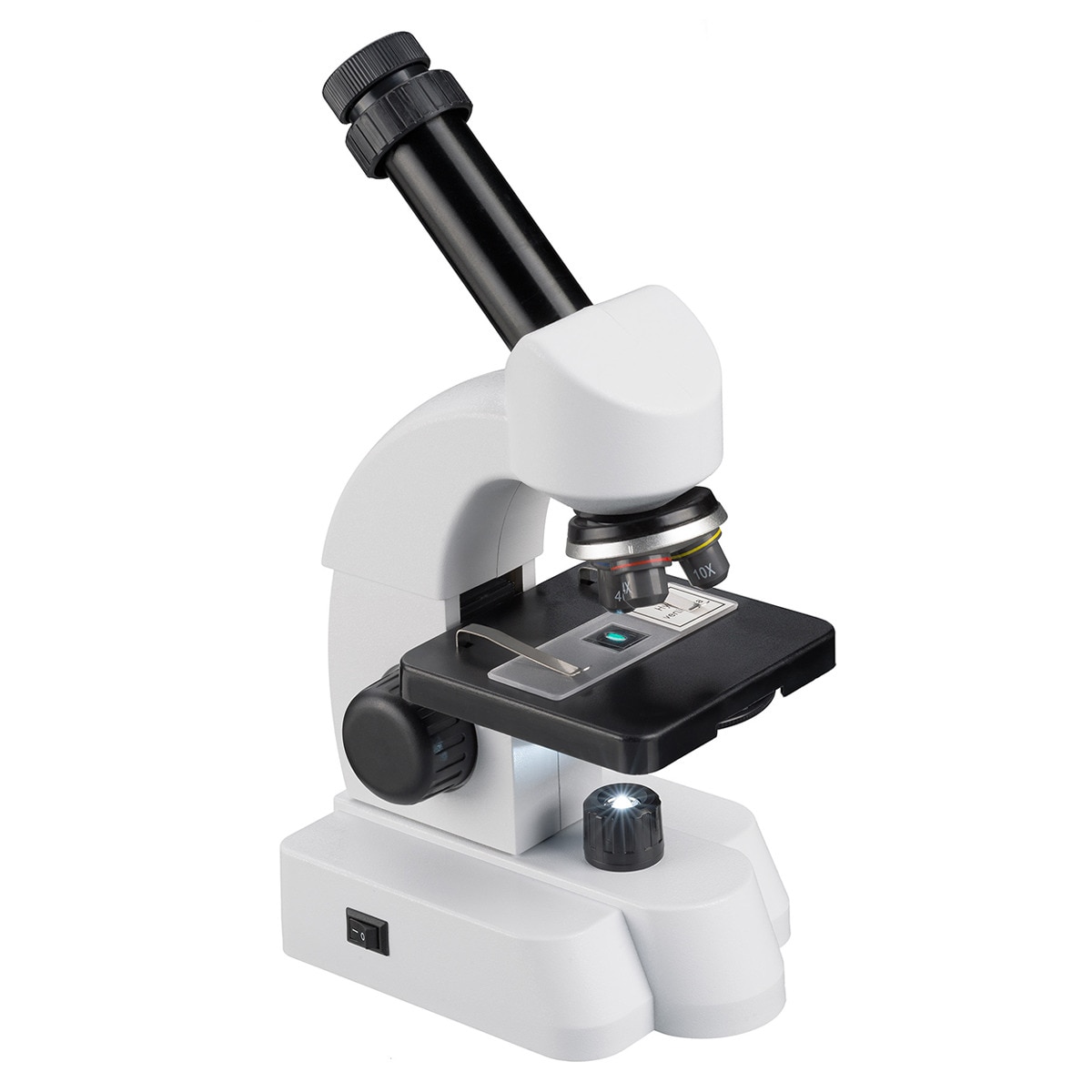 Microscopio Bresser Junior 40-640x con Juego de Accessorios inteligentes Blanco / Negro-1