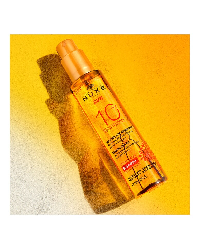 Aceite Bronceador Rostro y Cuerpo SPF 10 Nuxe Sun 3