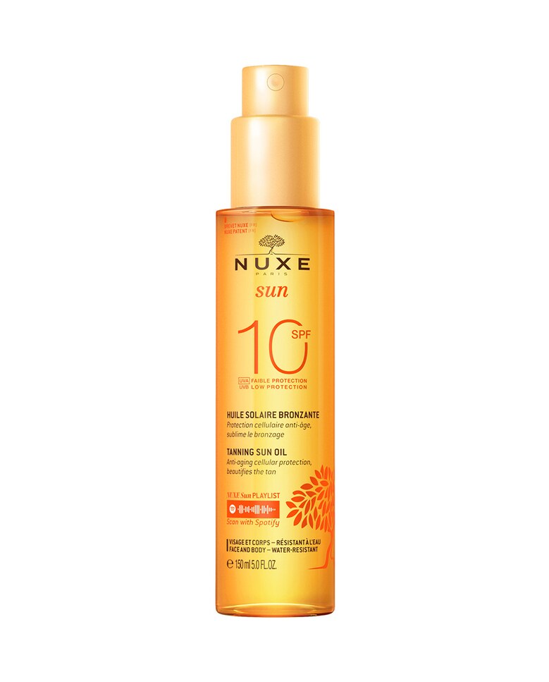 Aceite Bronceador Rostro y Cuerpo SPF 10 Nuxe Sun 1