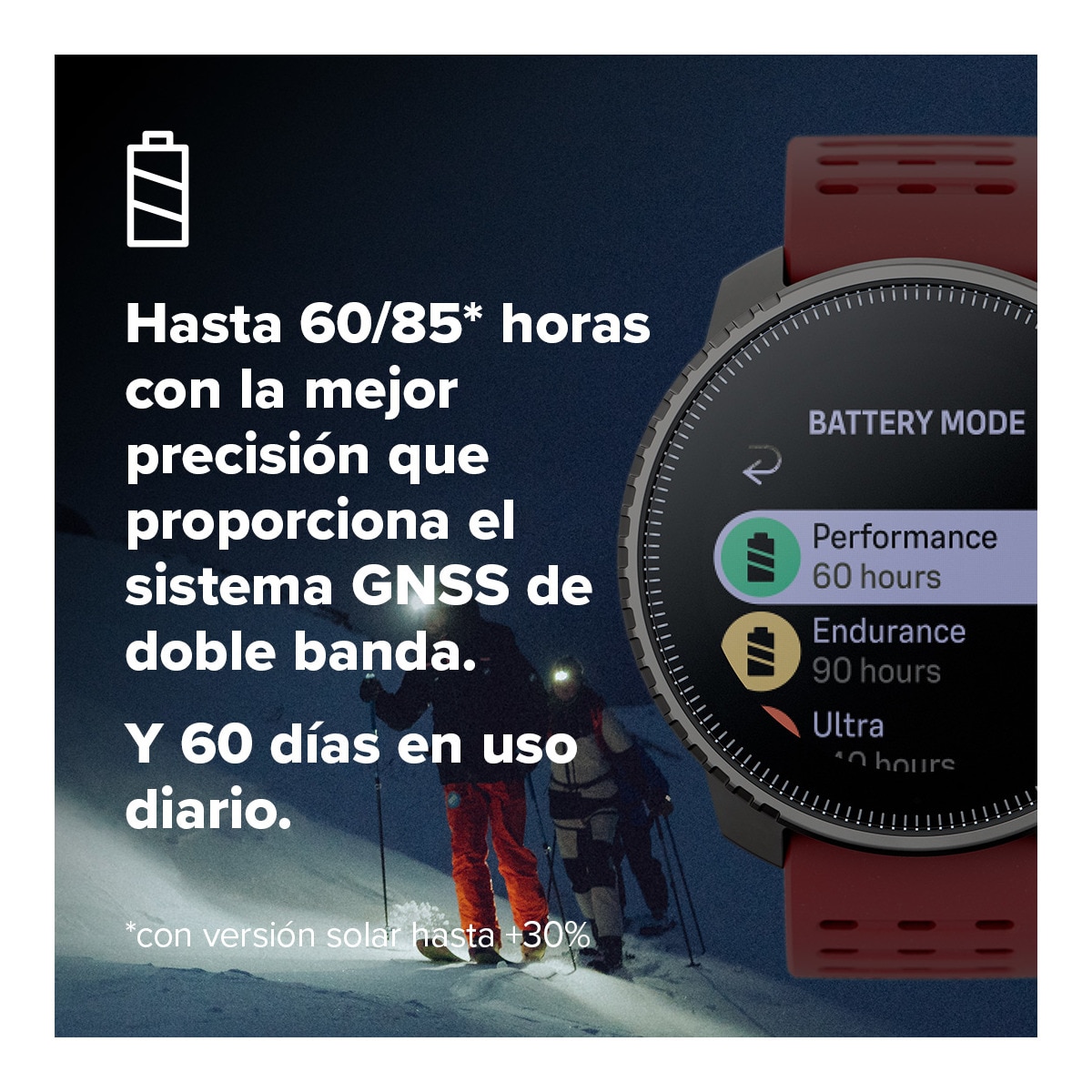 Relógio GPS Vertical Bordeaux/Preto-8