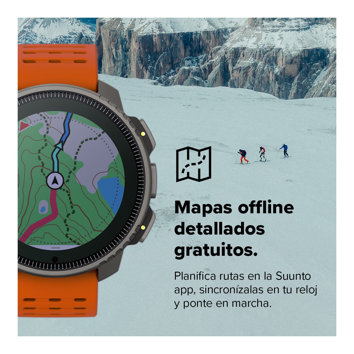 Relógio GPS Vertical Solar - Steel 8