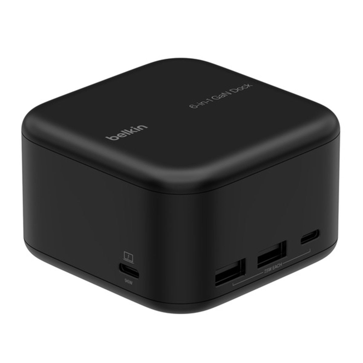 Imagen 0 de Hub Belkin Connect USB-C GaN 6 en 1 Core de 130 W