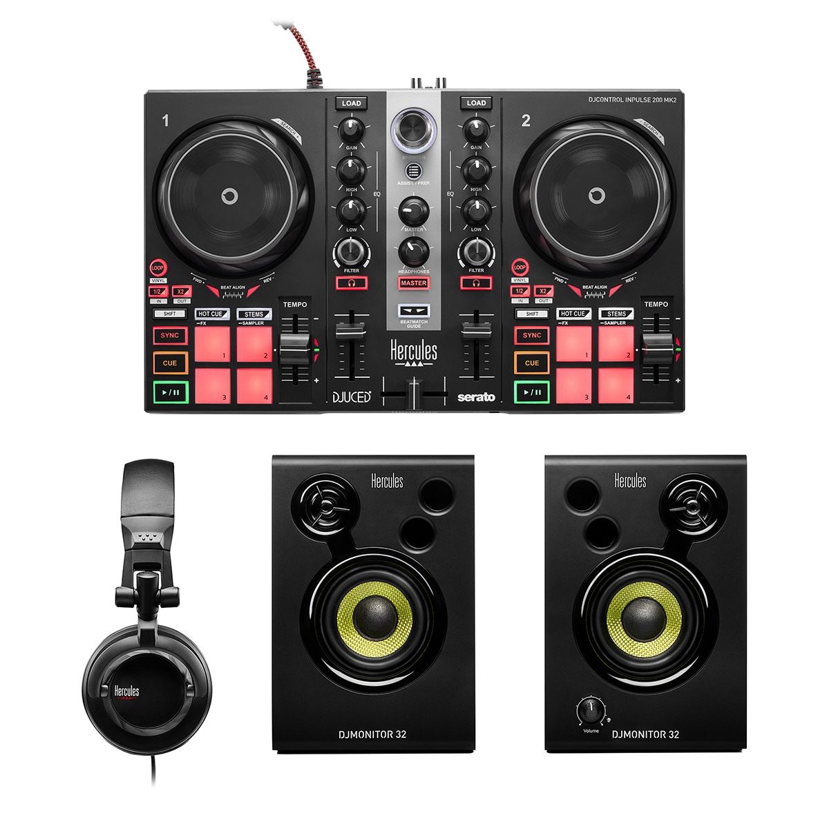 Pack Hercules DJLearning Kit MK2 Negro-2