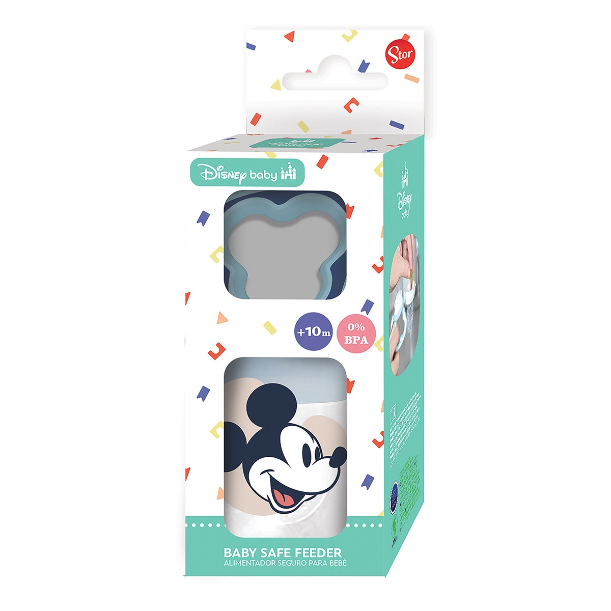 Stor alimentador antiahogo mickey mouse full of smiles Azul-2