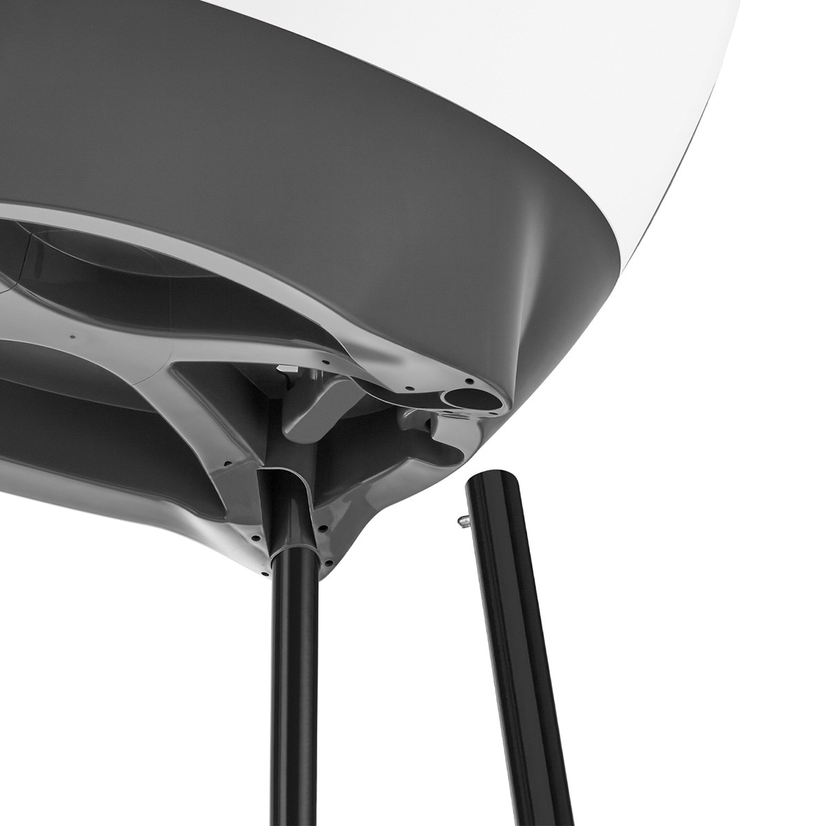 Bañera con soporte para bebé Blanco-7