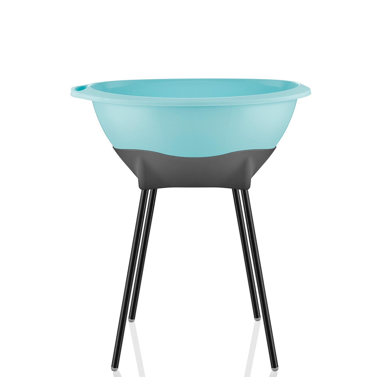 Bañera con soporte para bebé Turquesa-2