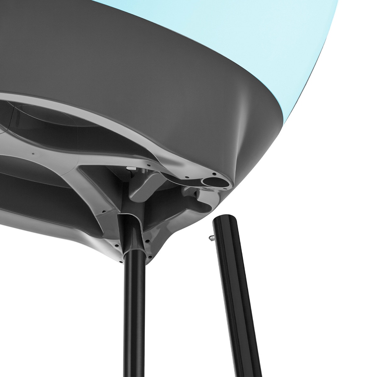 Bañera con soporte para bebé Turquesa-8