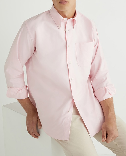 Imagen 0 de Camisa Non Iron de hombre slim lisa rosa