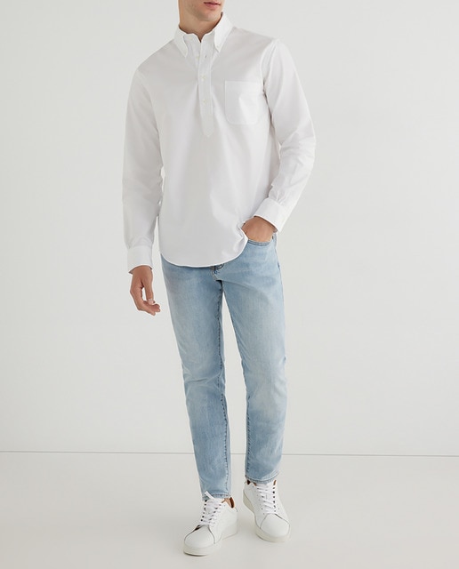 Imagen 0 de Camisa oxford de popelín sport de hombre manga larga