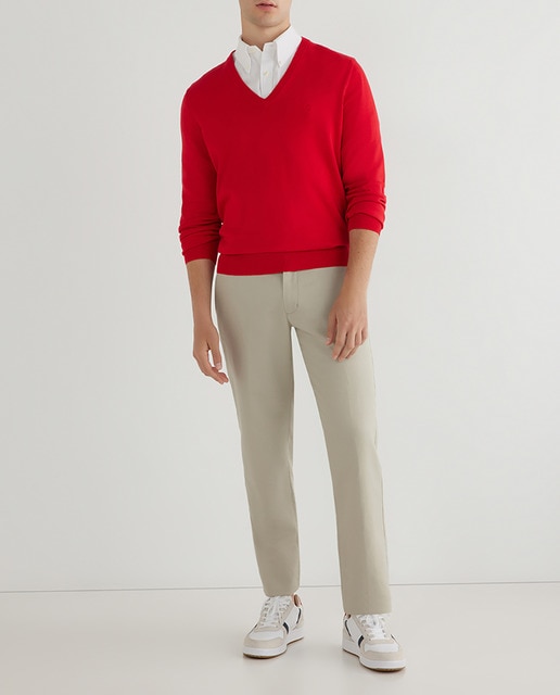 Imagen 0 de Jersey de hombre con cuello de pico