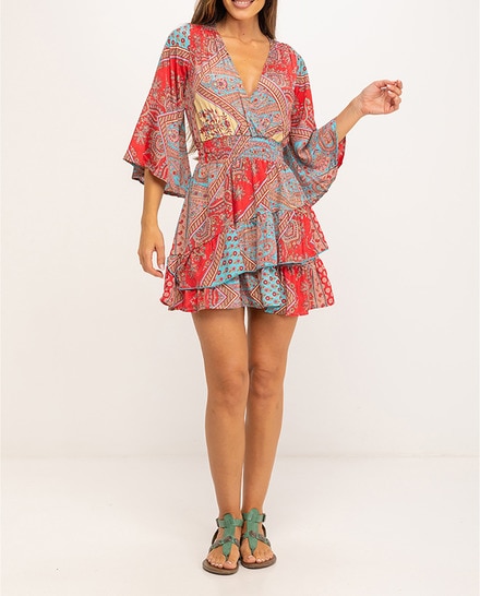 Vestido estampado — oferta en Primeriti