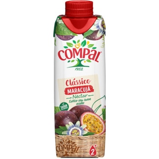 Néctar de Maracujá Clássico embalagem 30 cl - Compal