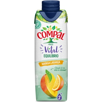 Equilíbrio Manga Laranja Vital embalagem 30 cl - Compal