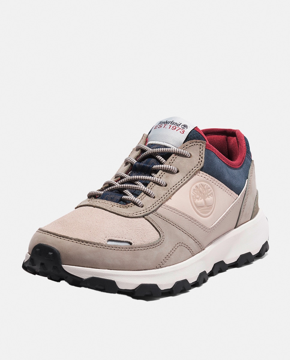 Sapatilhas Baixas Winsor Park Tipo Running em Croute Taupe-9