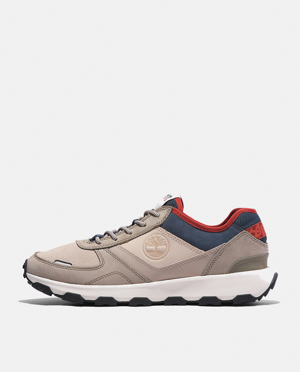 Sapatilhas Baixas Winsor Park Tipo Running em Croute Taupe-8