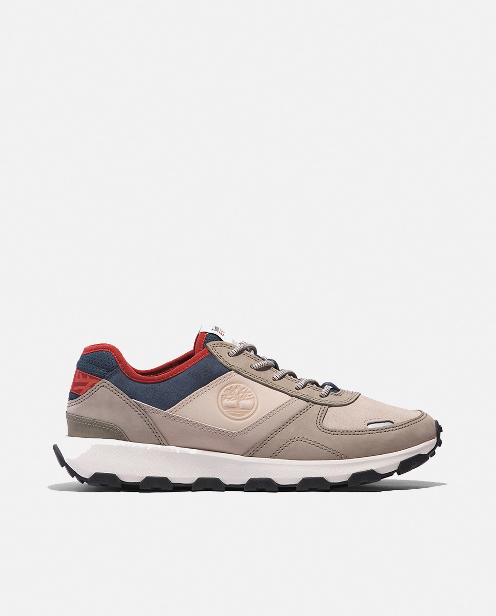 Sapatilhas Baixas Winsor Park Tipo Running em Croute Taupe-1