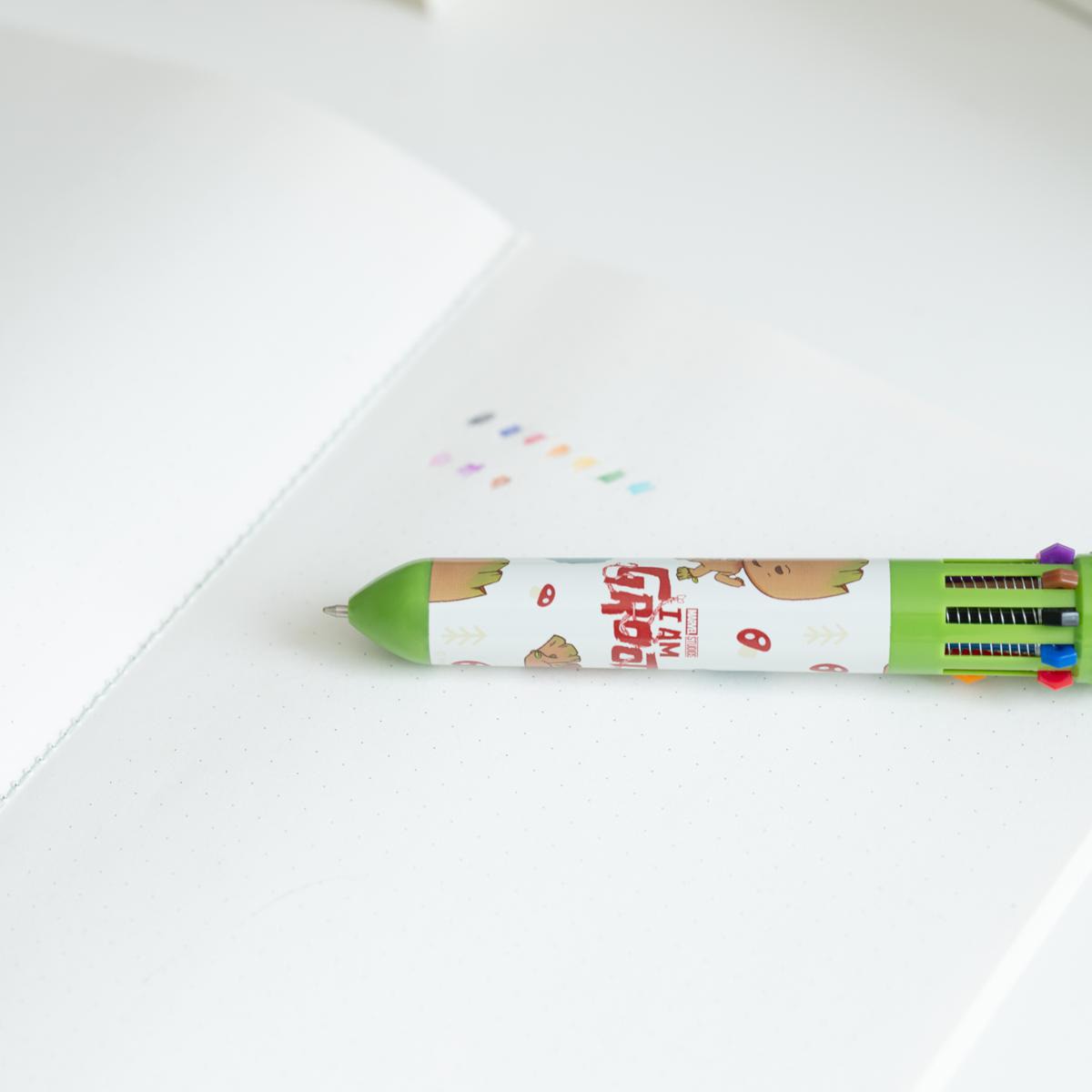 Kit de papelería Marvel Groot Erik verde Verde / Beige-6