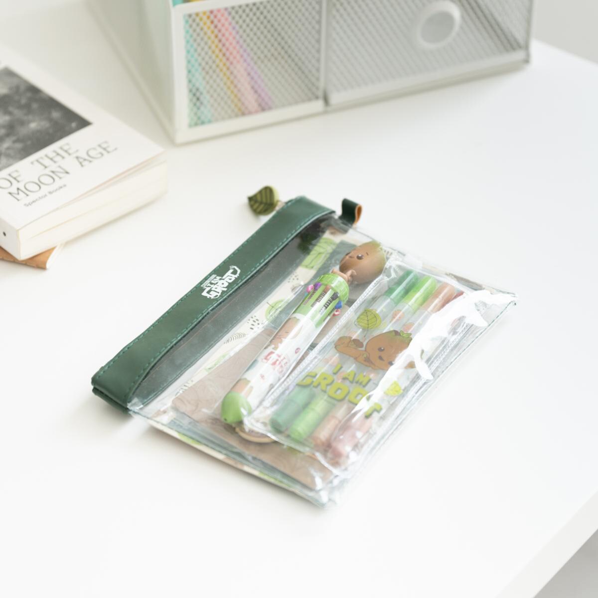 Kit de papelería Marvel Groot Erik verde Verde / Beige-3