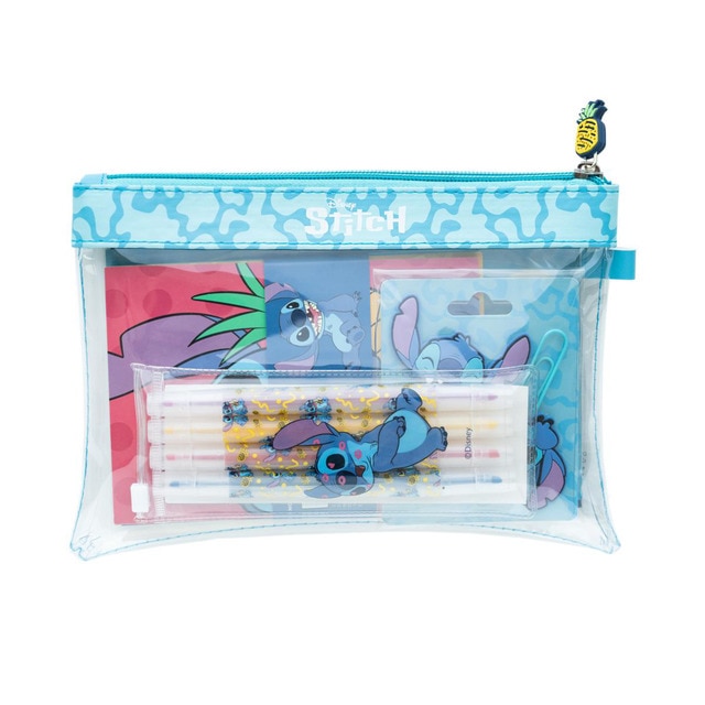 Imagem 0 de Conjunto de artigos de papelaria Disney Stitch Tropical Erik azul