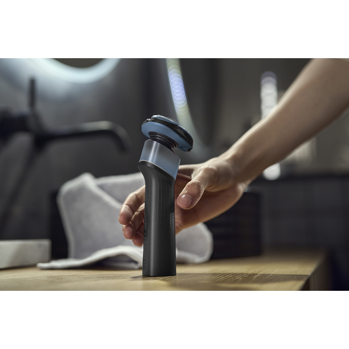 Afeitadora eléctrica Philips Serie 5000X, máquina de afeitar hombre en seco y mojado, 50 min autonomía, uso en seco y mojado 8