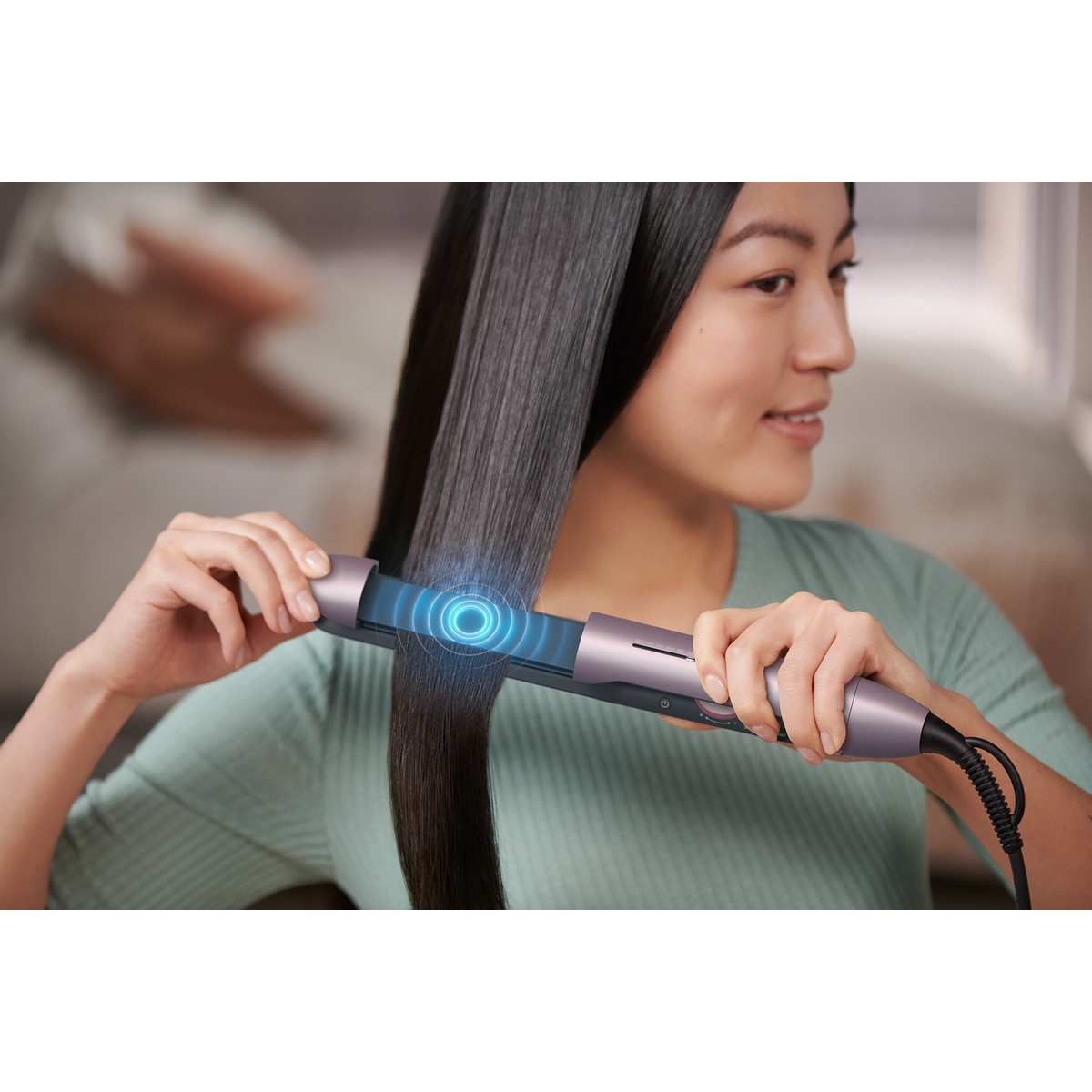 Plancha de pelo Philips Serie 5000, con tecnología ThermoShield 5