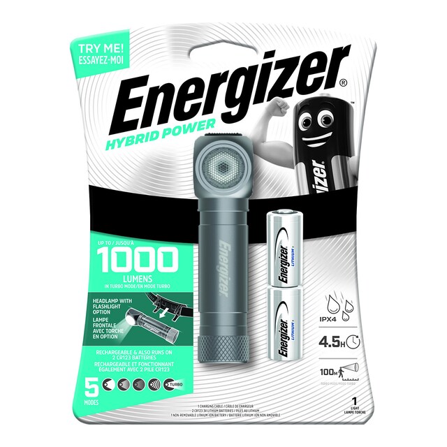 Imagen 0 de Linterna Frontal 2 en 1 400 LM