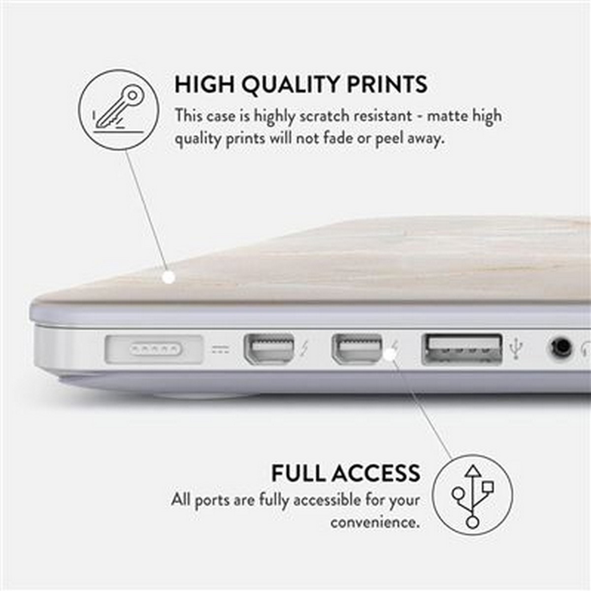 Capa Burga para MacBook Pro 13" - Vanilla Sand 4