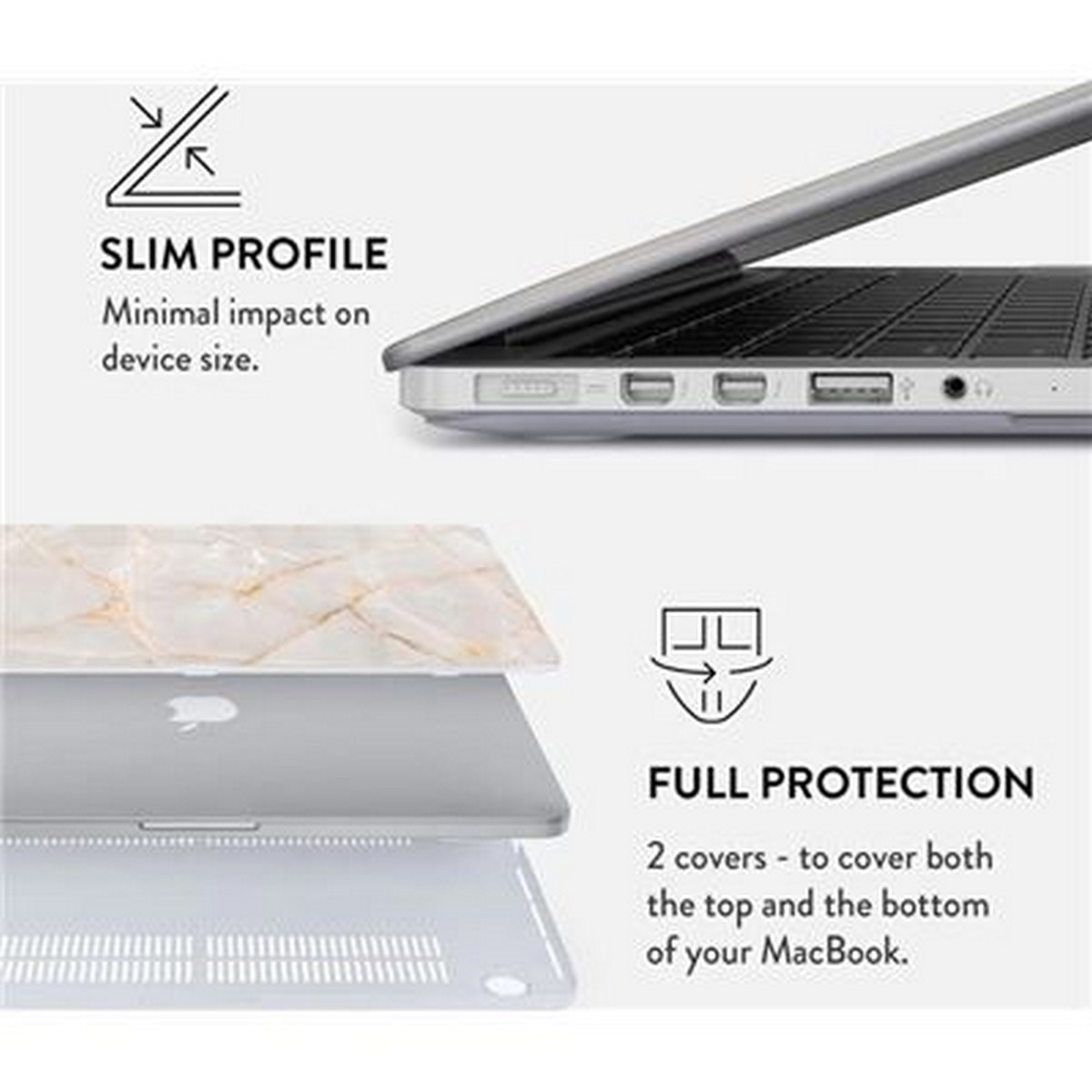 Capa Burga para MacBook Pro 13" - Vanilla Sand 2